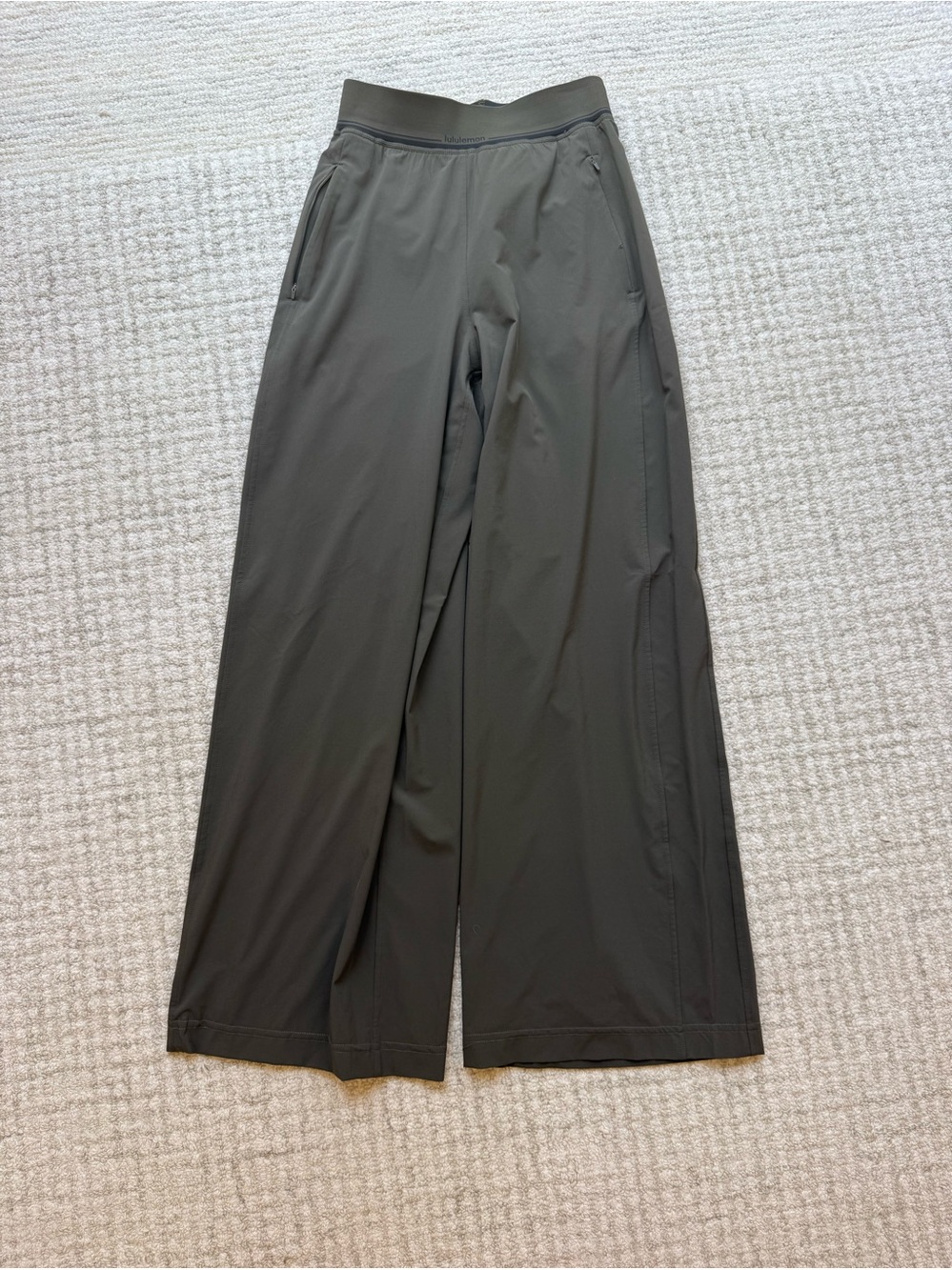 Women's lululemon Swift High-Rise Wide-Leg Pant Logo Waistband